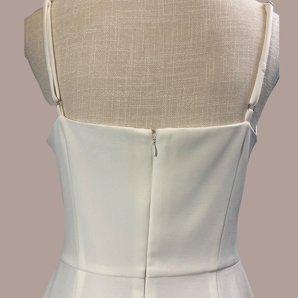 NWT Gianni Bini Cutout White Spaghetti Strap Dress - Picture 10 of 15